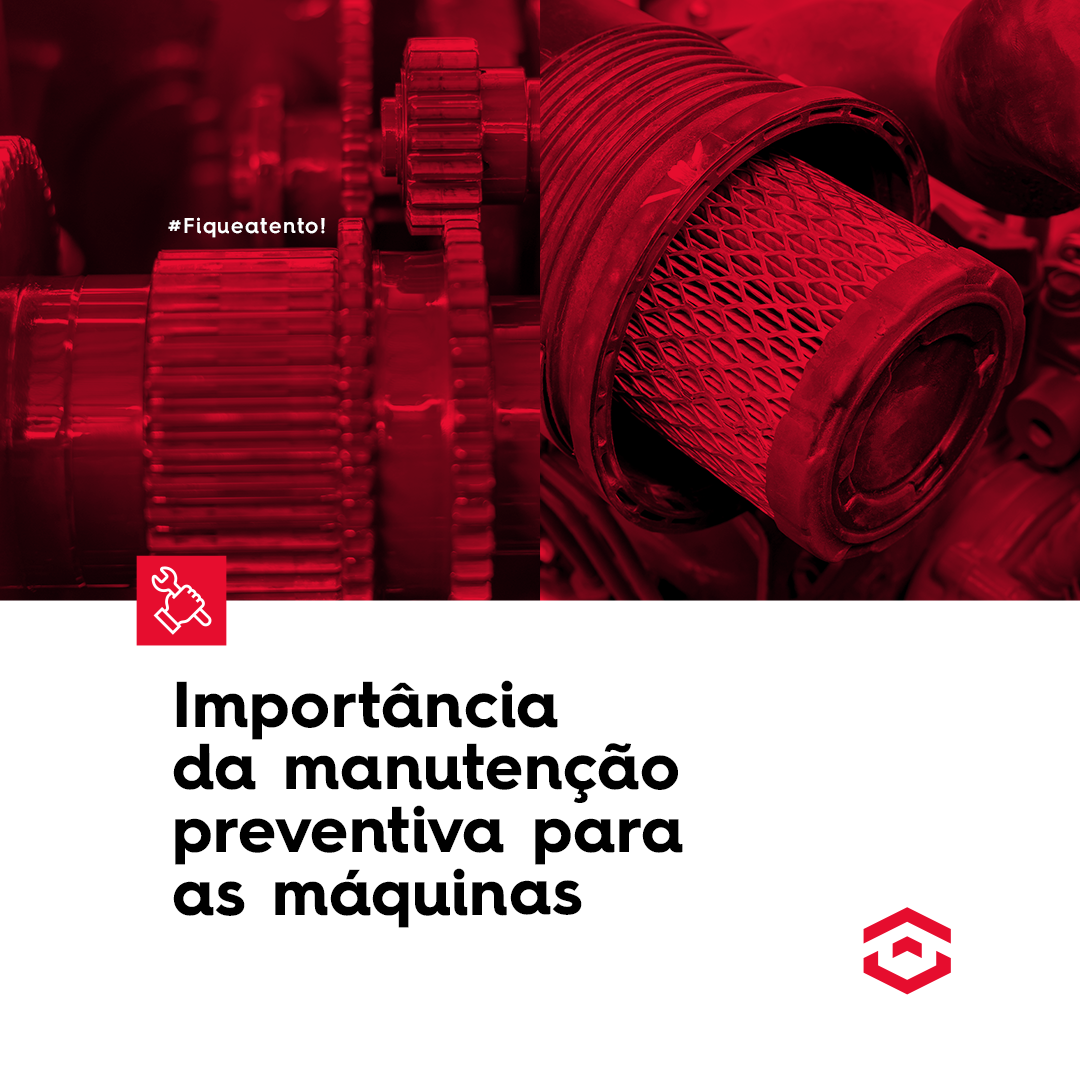 Importância de realizar manutenção preventiva nas máquinas.